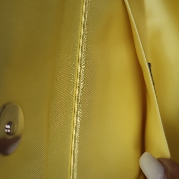 Neiman Marcus Yellow Satin Clutch - Picture 8 of 9